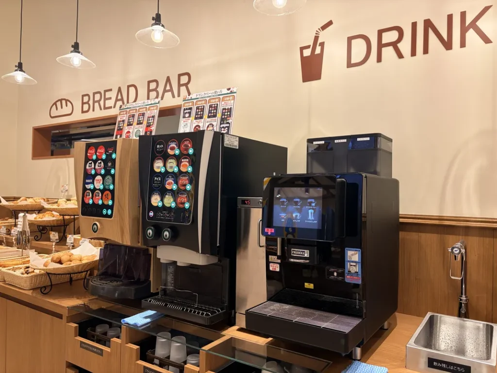 「BAQET」ドリンクバー