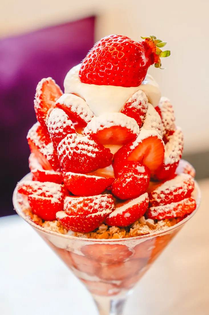 カキツバタ　メニュー　ご褒美いちご1