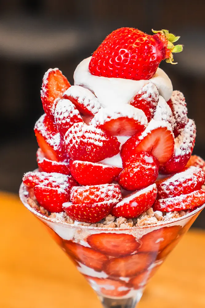 カキツバタ　メニュー　ご褒美いちご4