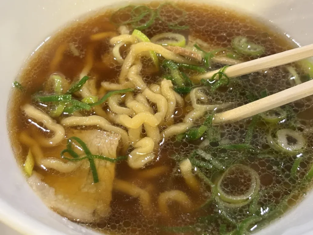 中華そば松　ちぢれ麺