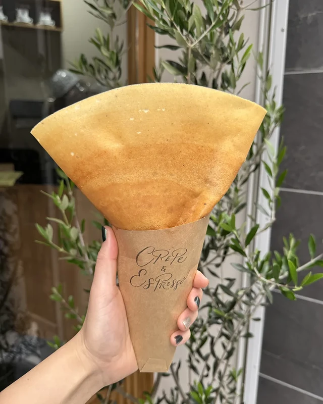 クレープとエスプレッソと中崎町　ゆずカマンベールシュガー