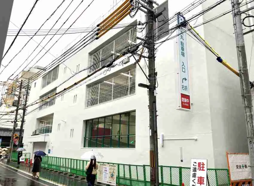 大丸京都の東洞院駐車場の外観