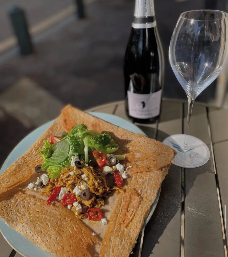 そば粉のガレット