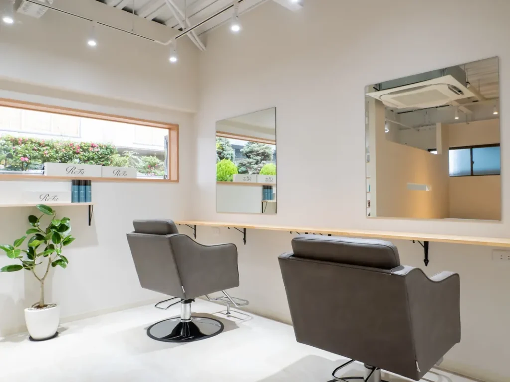 「gran mile hair」店内