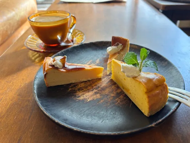 ひつじ茶房のチーズケーキの写真