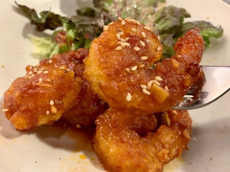 NewYorkGardenPlace hug　スパイシーチリシュリンプ１