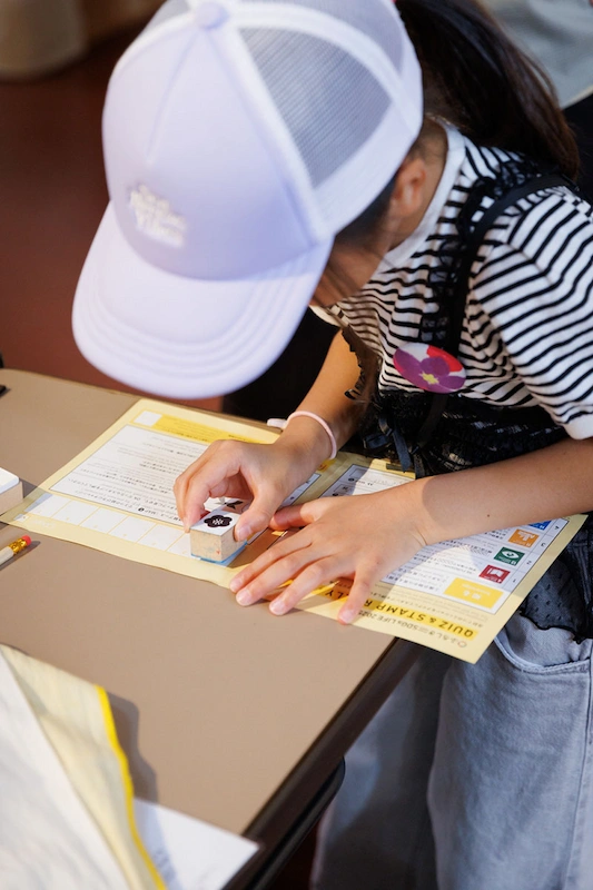 ふろしきSDGs LIFE 2025 スタンプラリーの様子