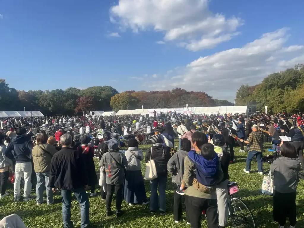 「麦食音祭」の会場の様子
