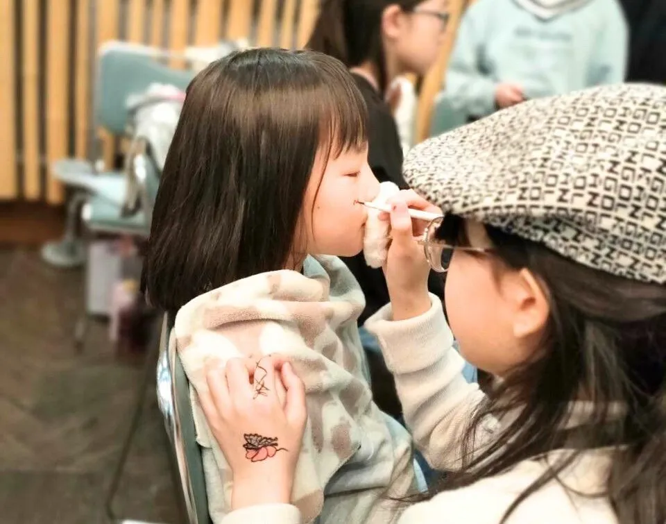 自分らしく輝くフェスタ　子供ブース　過去模様