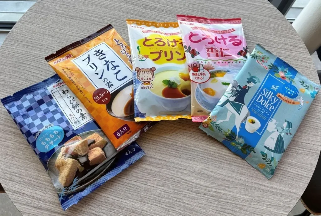 かんてんぱぱで人気のプリンとゼリーの商品