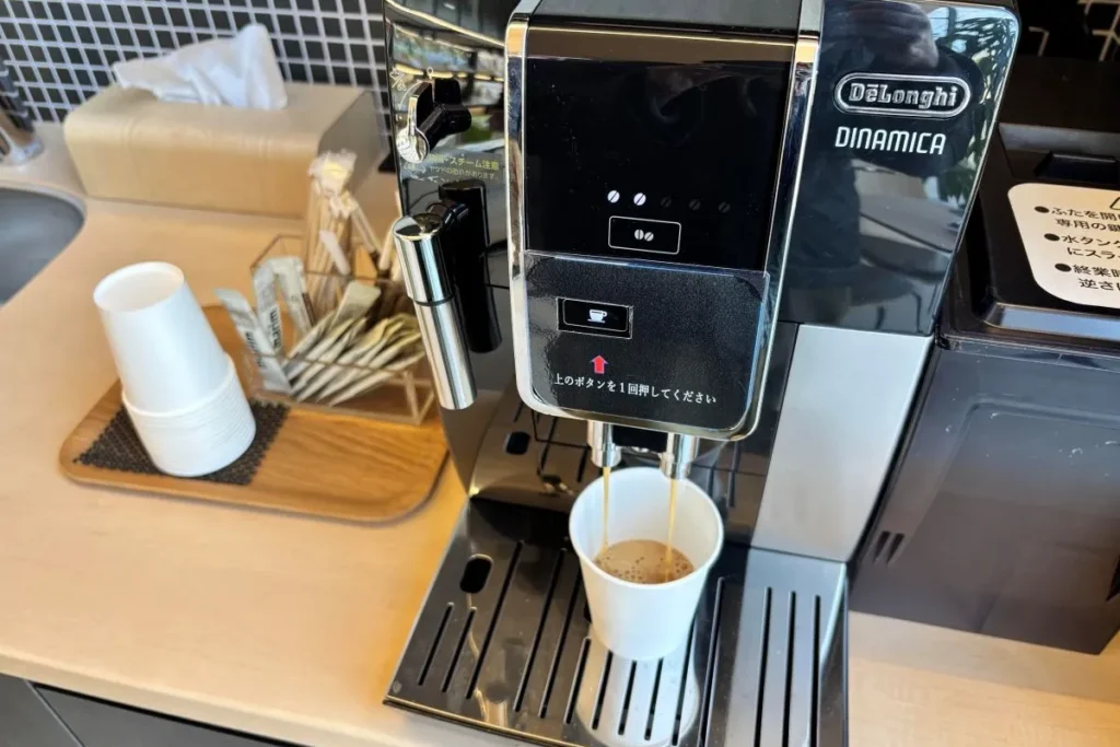 かんてんぱぱの無料コーヒー