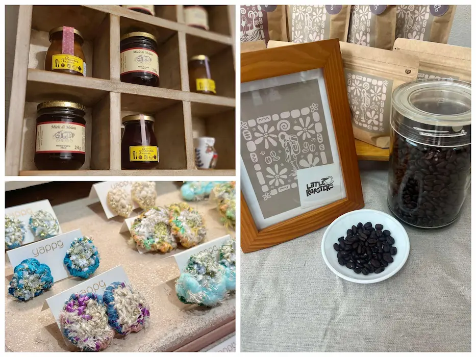 川西駅前ピクニックマルシェ ショップでの販売品写真