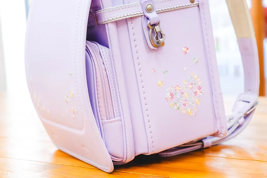 カザマランドセル　紫ランドセル1