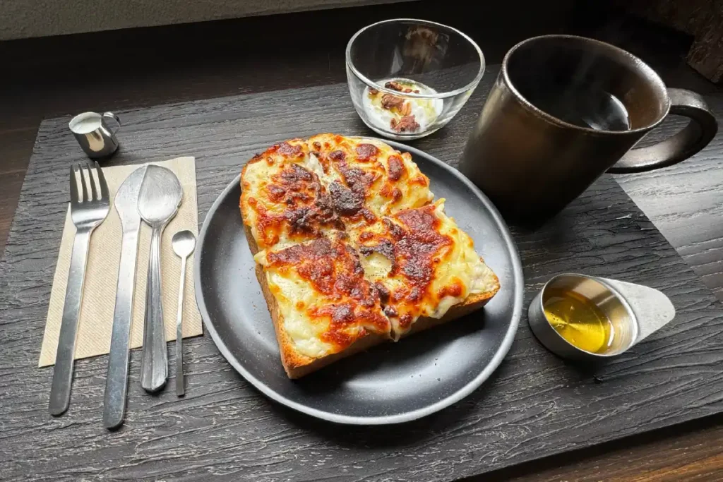 喫茶ぜんもん堂 「ぜんもん堂のクロックムッシュ」