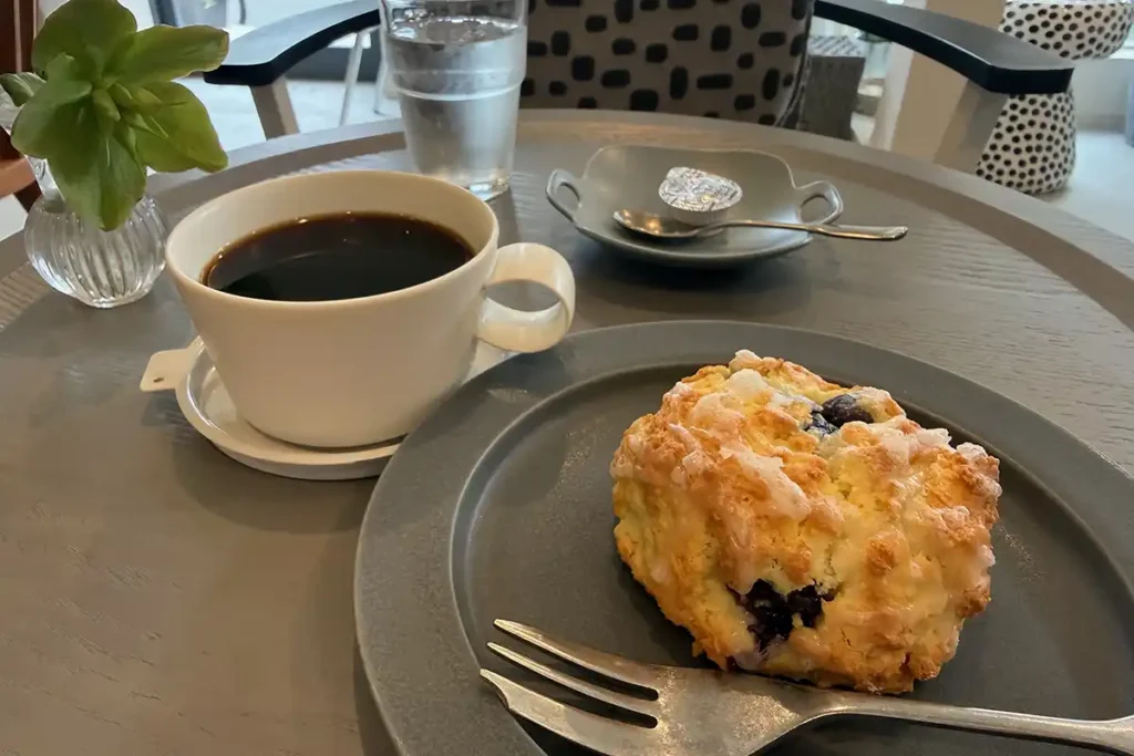 マラマプレイスのブルーベリーとクリームチーズのスコーン
