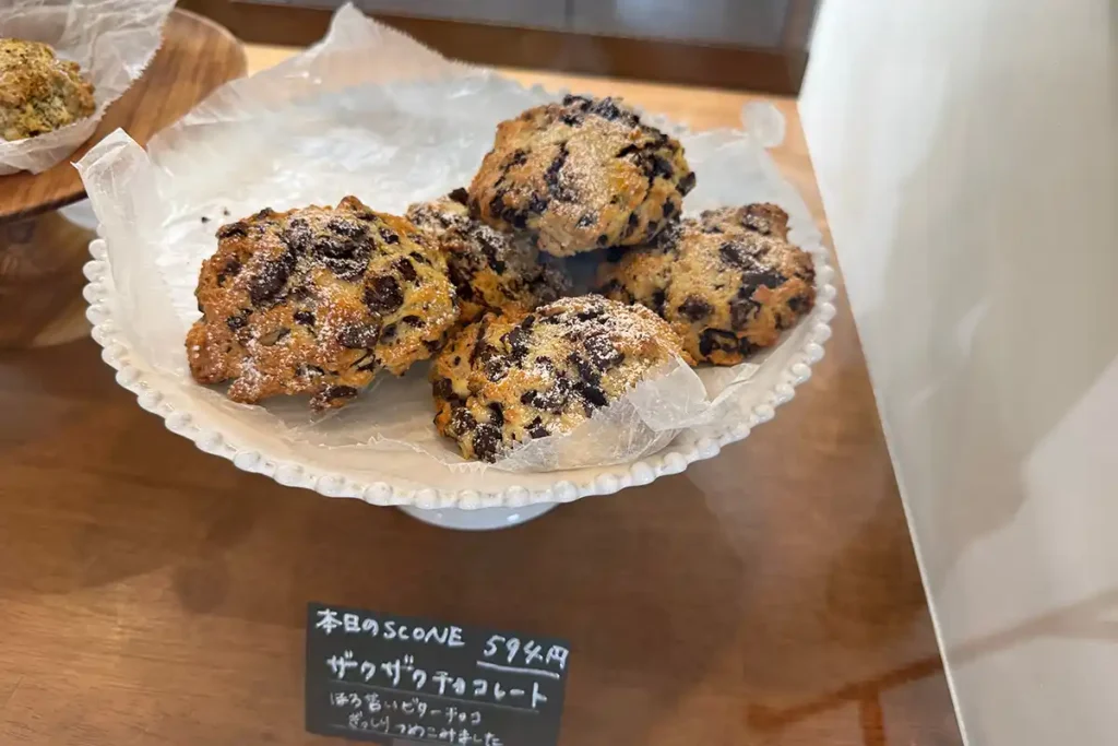 マラマプレイスのザクザクチョコレートスコーン