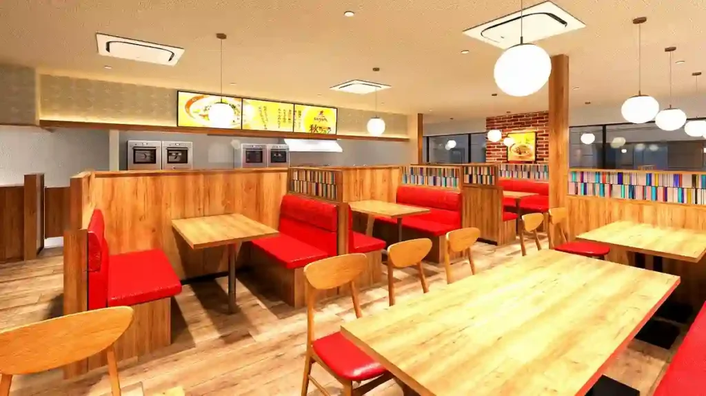 江坂にオープンする長崎ちゃんめんの内観イメージ