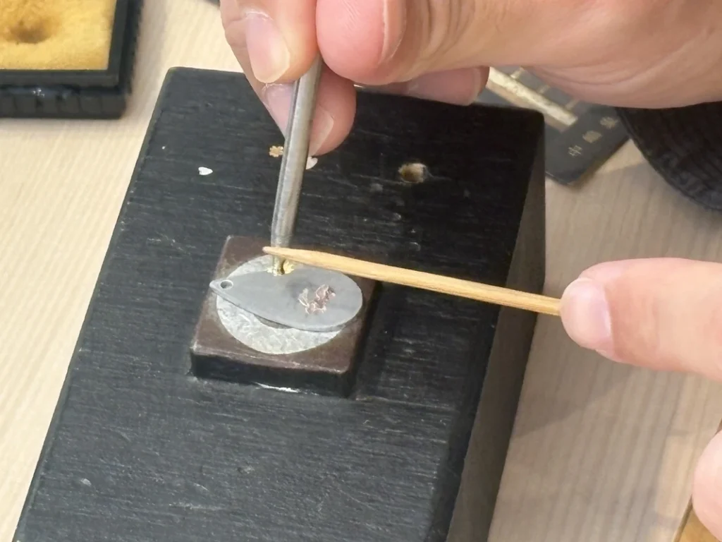 中島象嵌　体験３