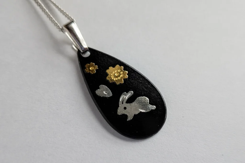 中島象嵌　体験完成品