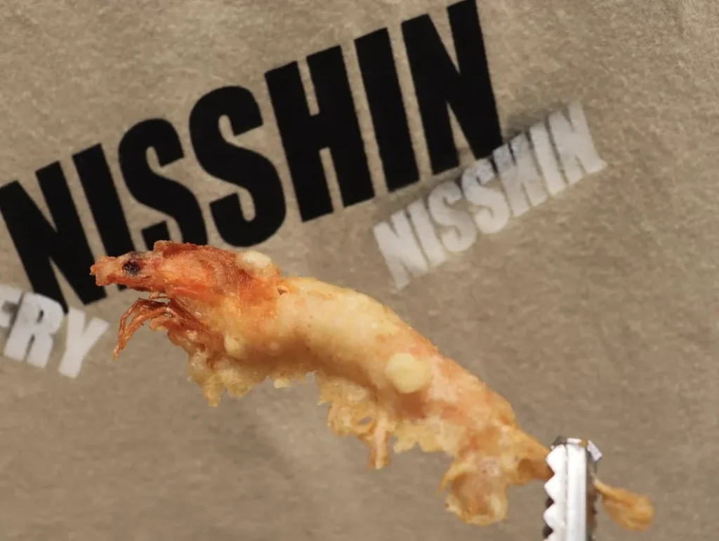 「日新天ぷら店」の海老天ぷら