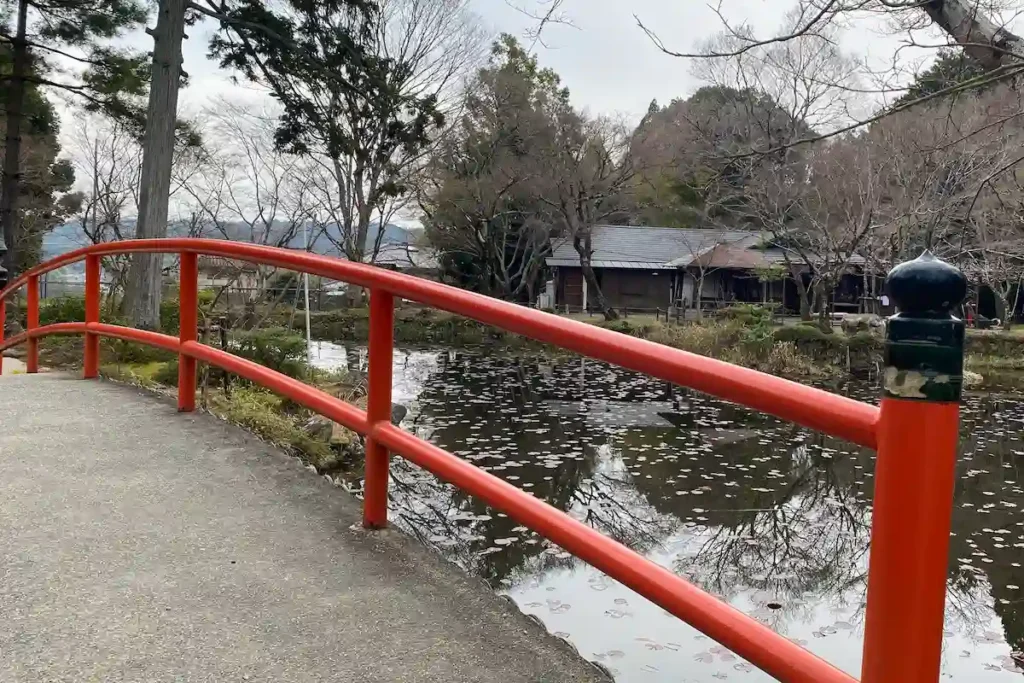 大原野神社の池
