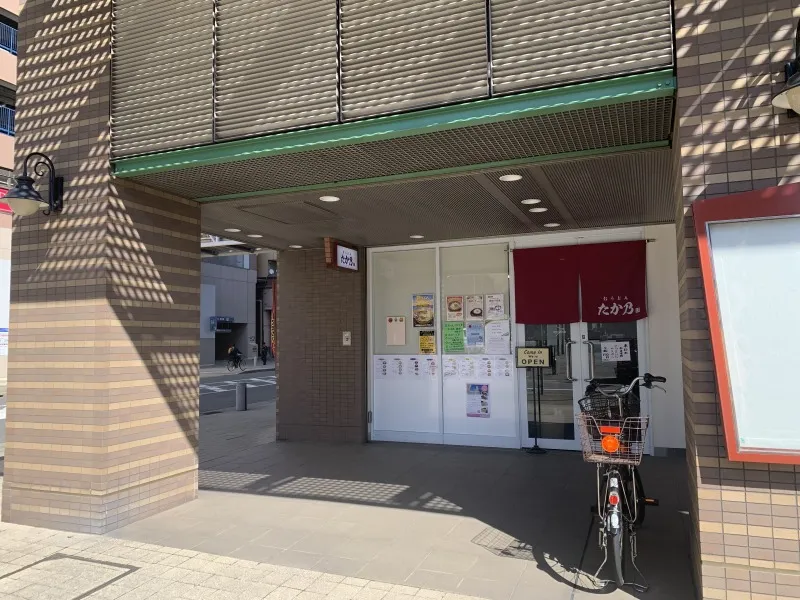 おうどん たか乃　外観引き