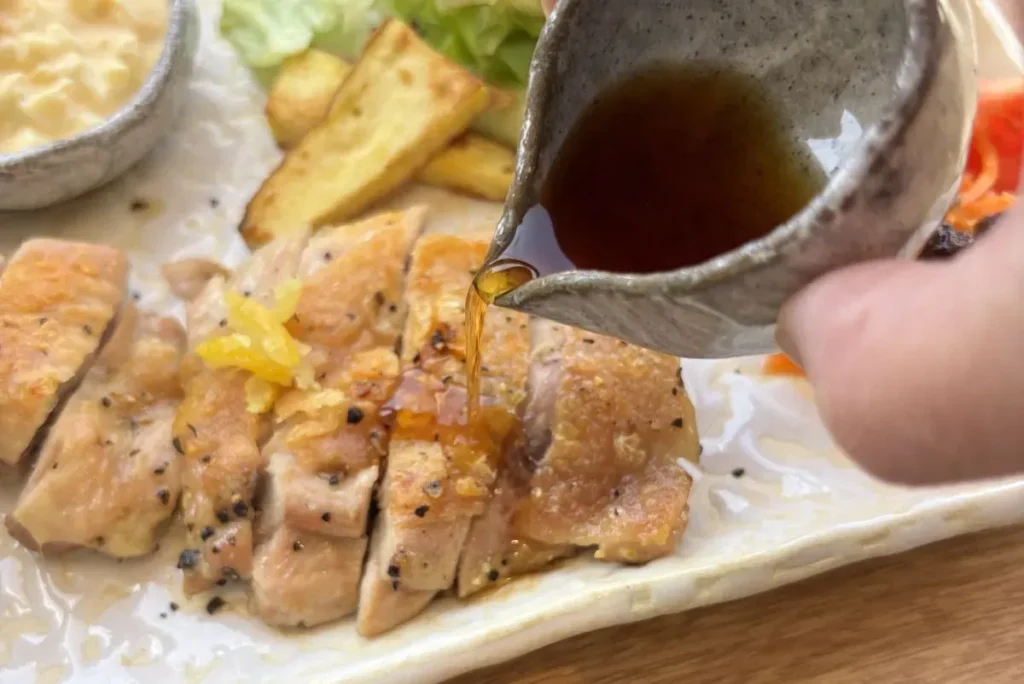 ぽたりぃ ランチ チキン南蛮 甘酢タレ