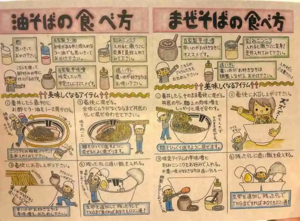 ロマン高槻店 食べ方