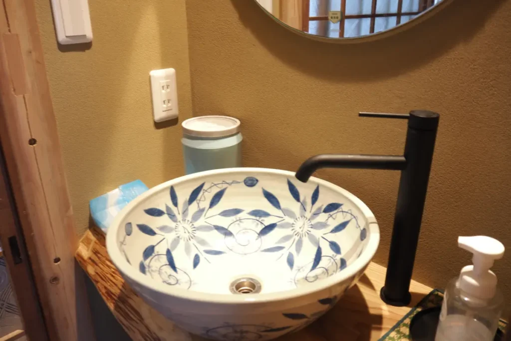 sasabaseの洗面所