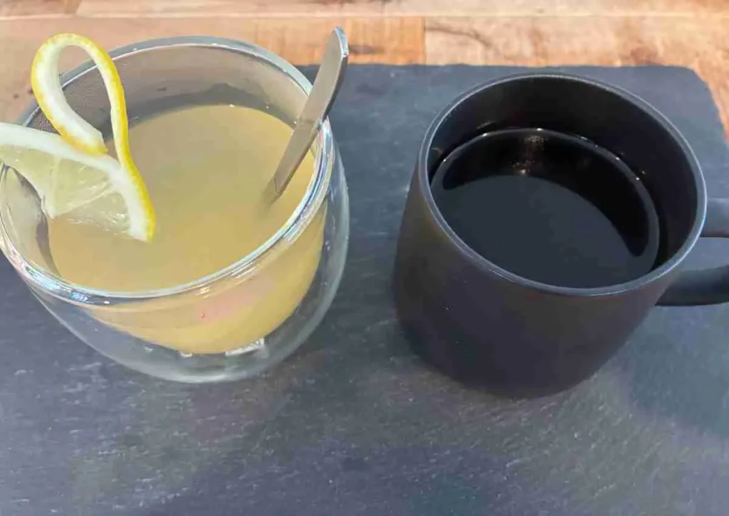 千笑堂　発行ジュースとコーヒー