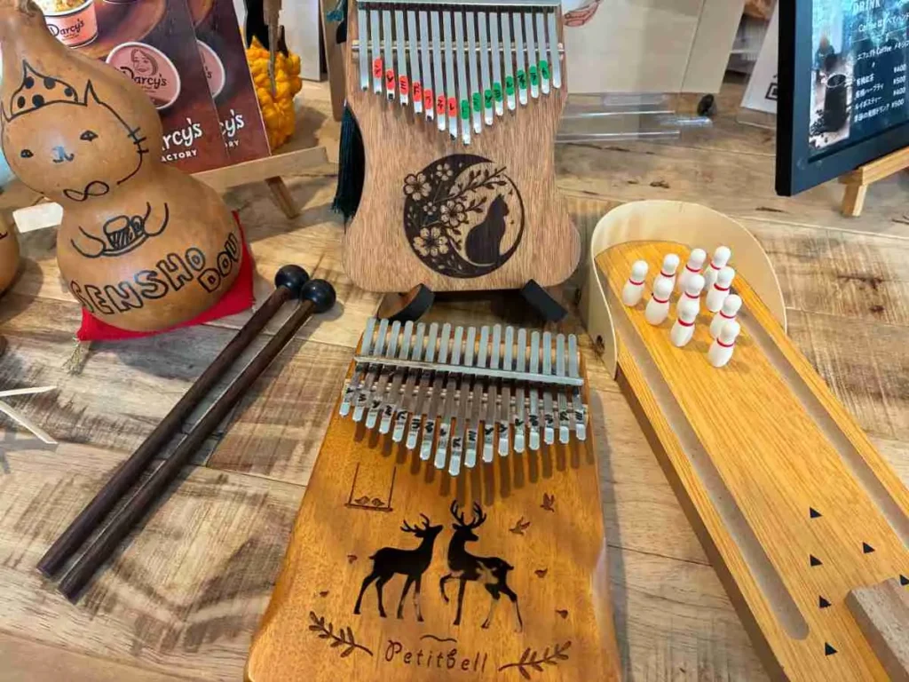 千笑堂　ワークショップ　カリンバ