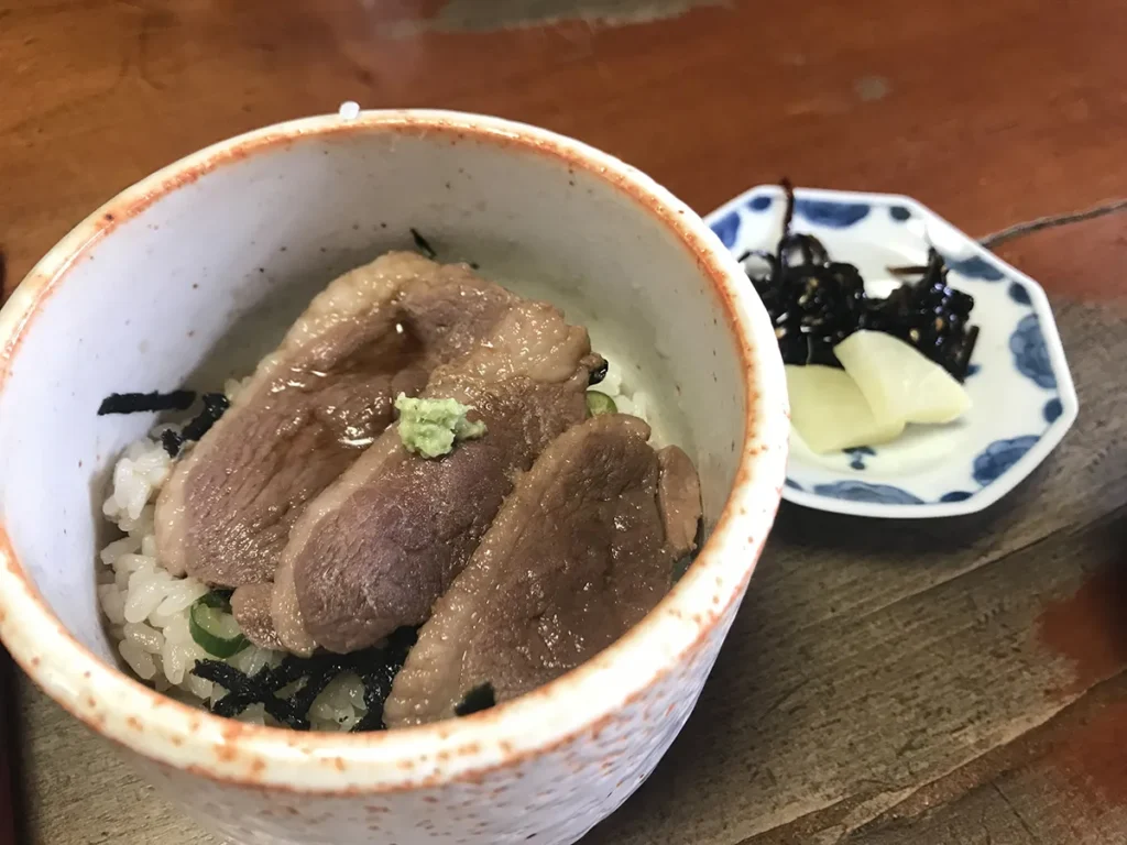 松喜庵 ミニ鴨丼