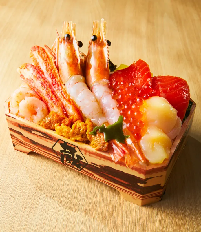 阪急うめだ本店春の北海道物産大会ボタン海老海鮮三昧弁当