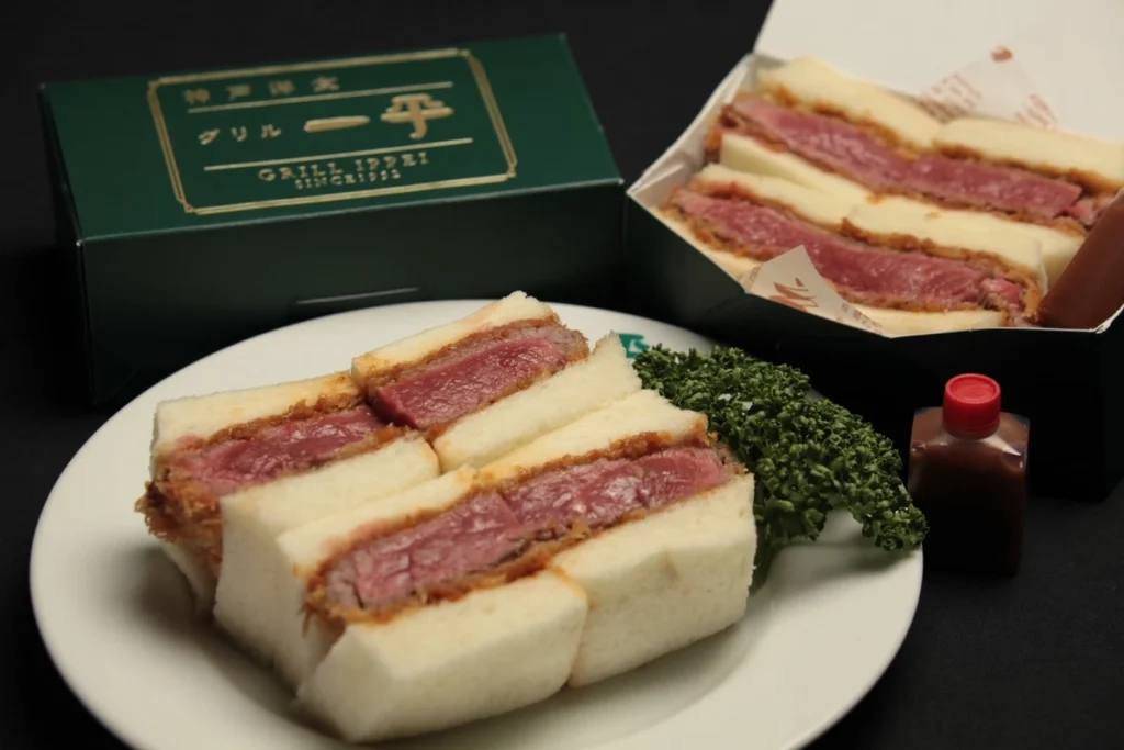 たかつきパンスクエア　ヘレビーフカツサンド