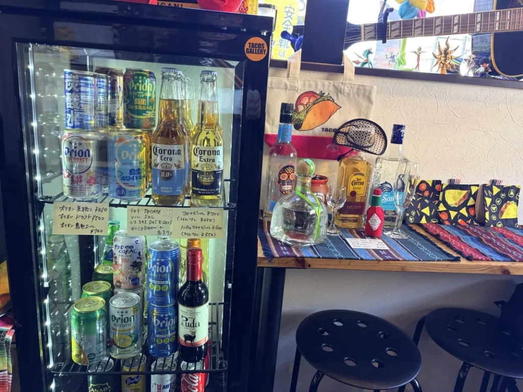 「太陽のタコス」のドリンク