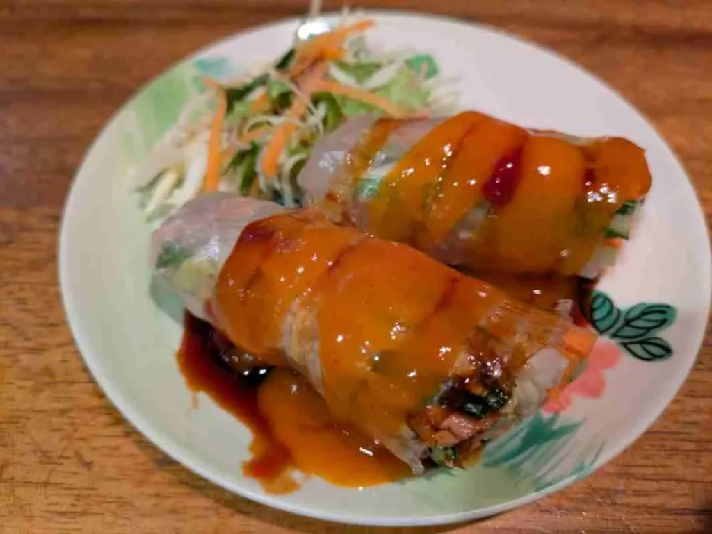 生春巻きのアップ