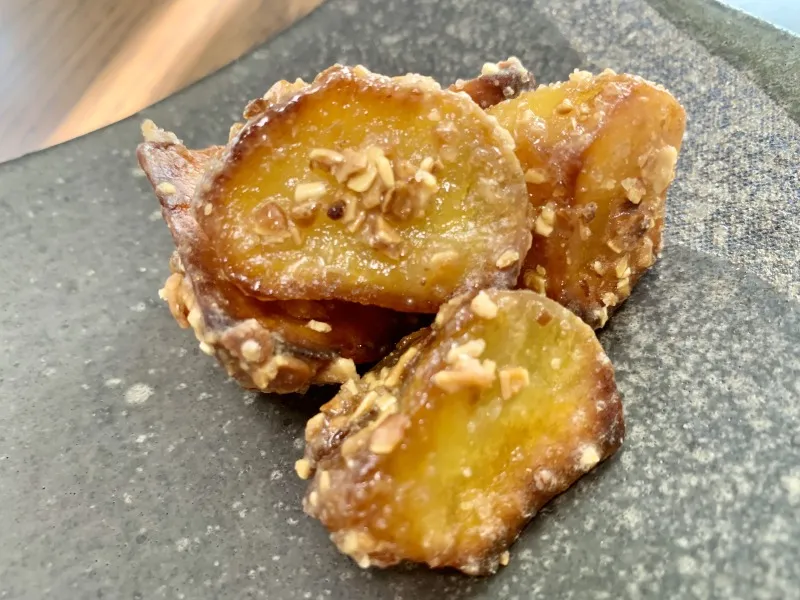 たこやきつづみ アーモンド大学芋2