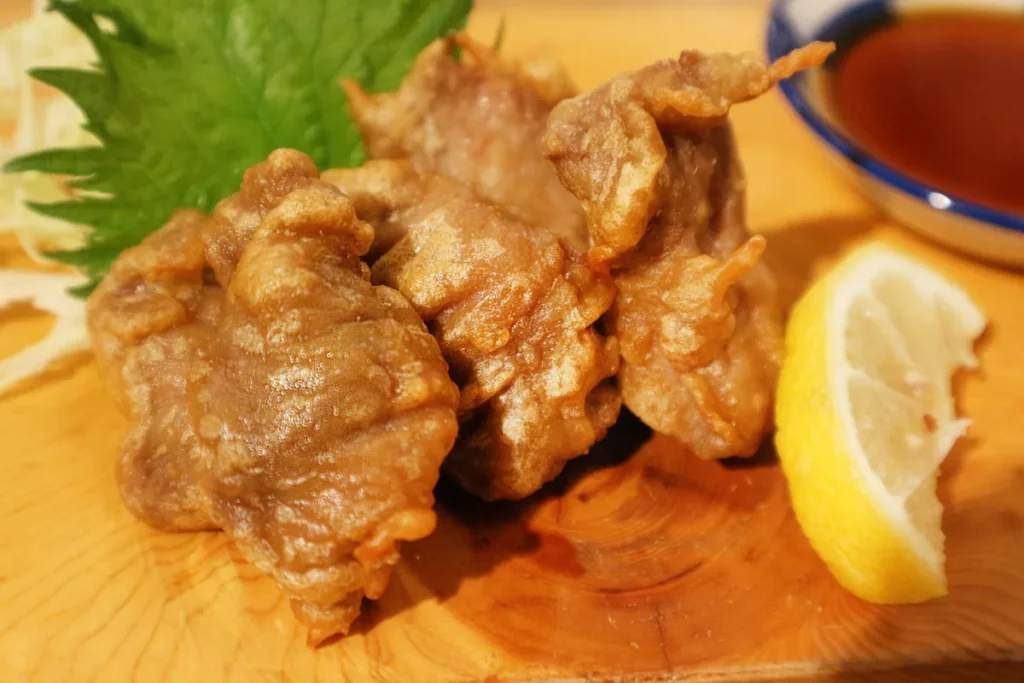 わすれな草　猪肉のからあげ