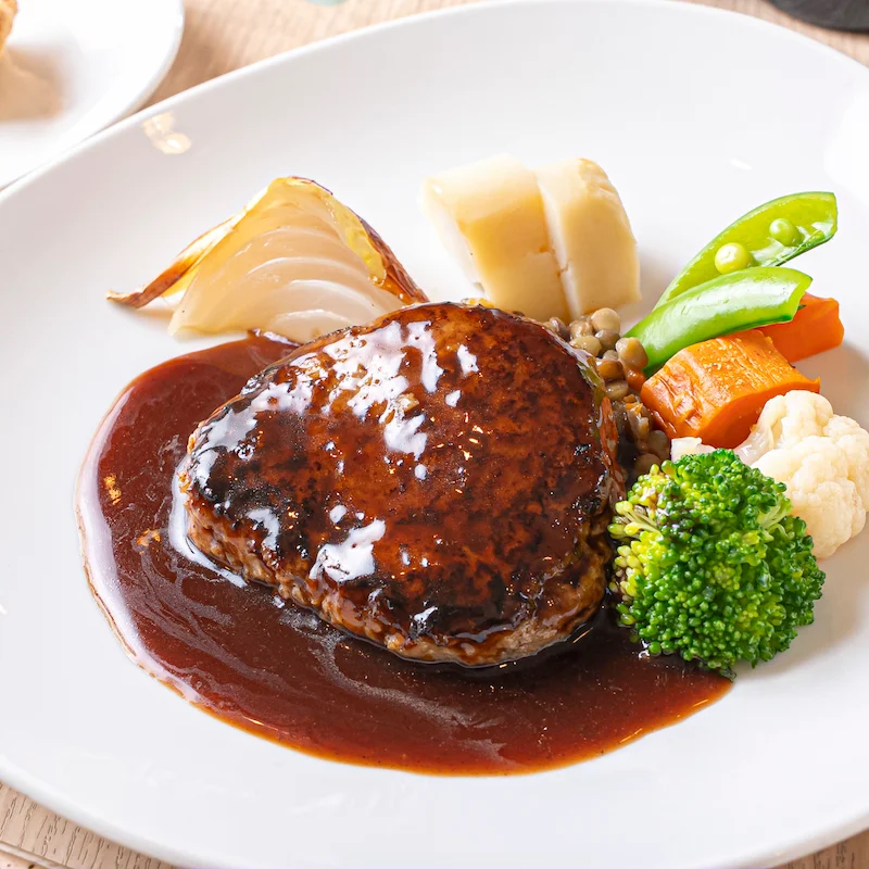 黒毛和牛ハンバーグステーキ