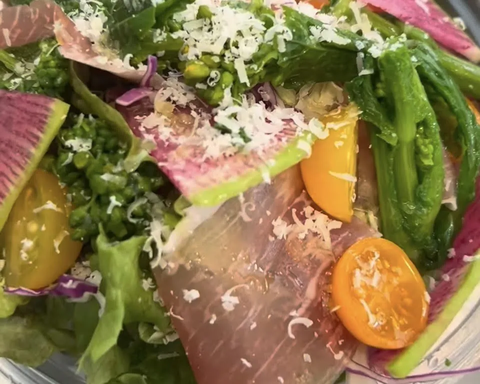 おそうざい　よつば　生ハムのサラダ
