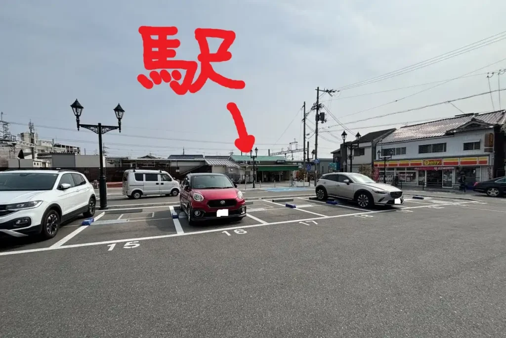 おそうざい　よつば　桜井駅前の無料駐車場