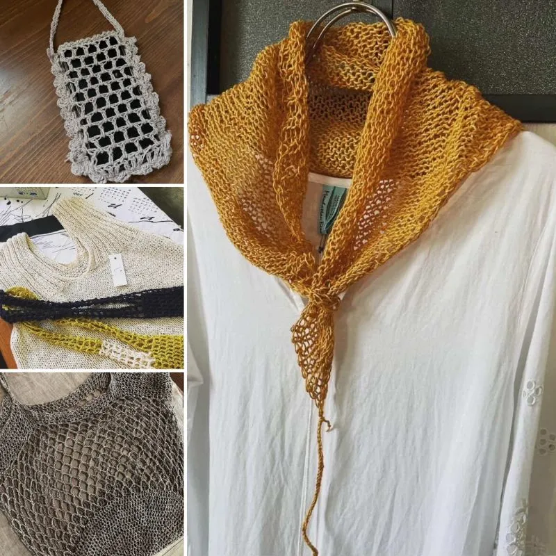 つばめ軽食店の編み物