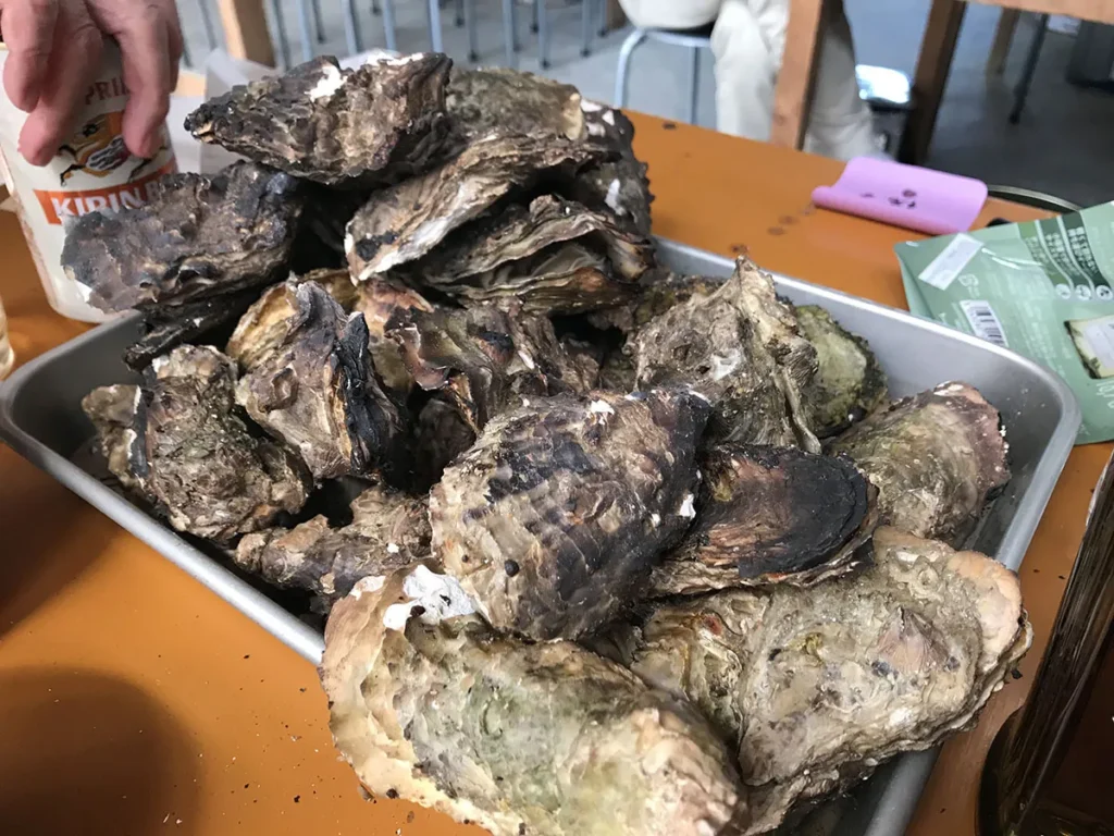 BBQセンターモンキー　牡蠣