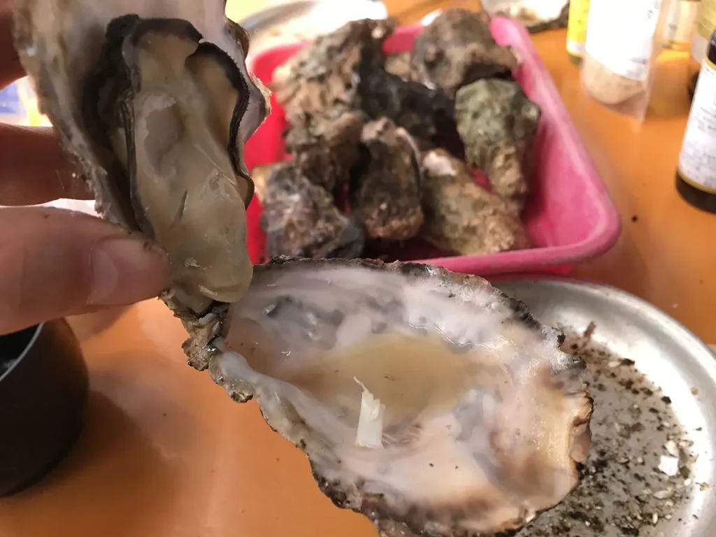 BBQセンターモンキー　牡蠣