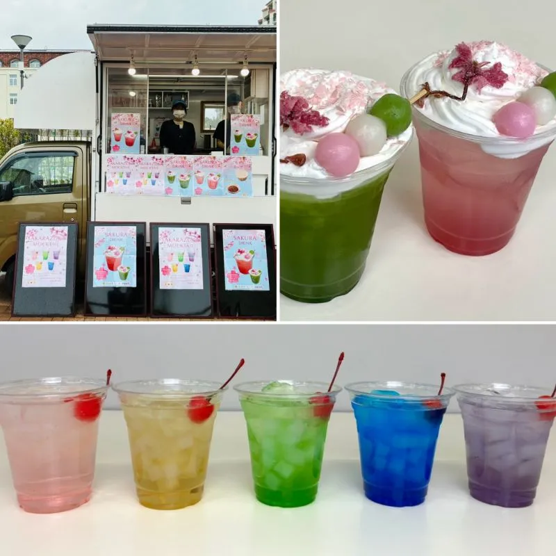 スイーツ系ドリンクのキッチンカーの商品