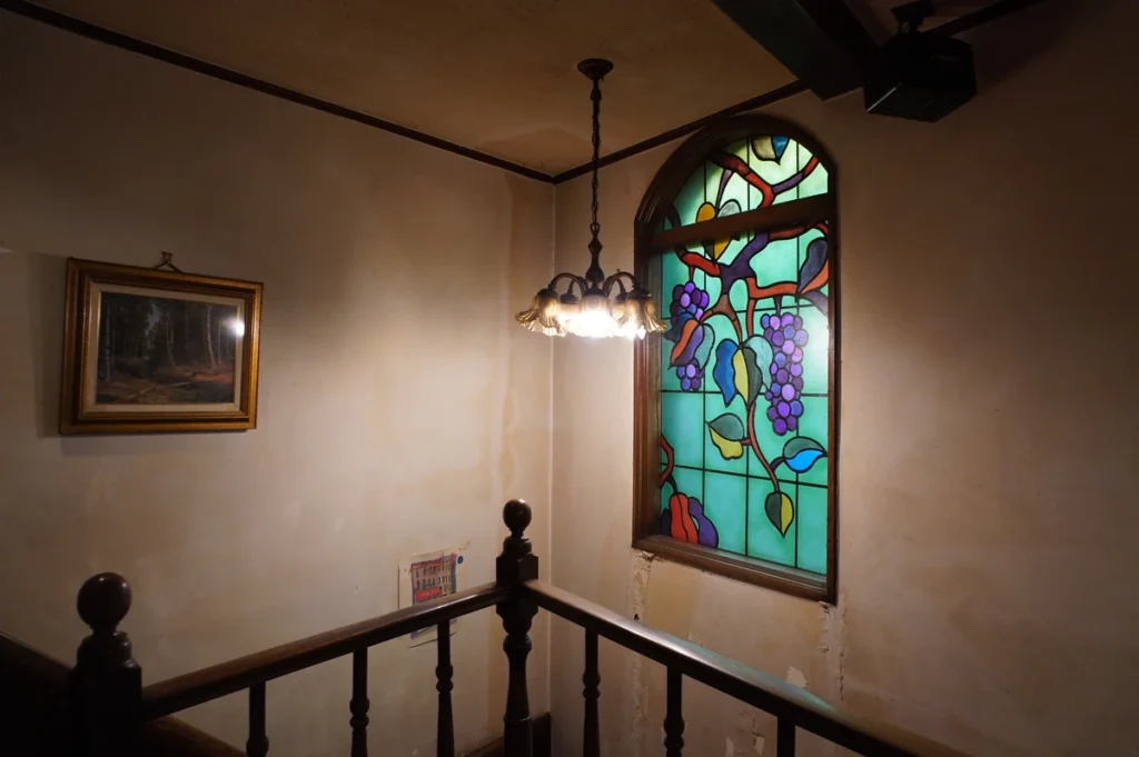 カフェ・ド・ユニーク ステンドグラス