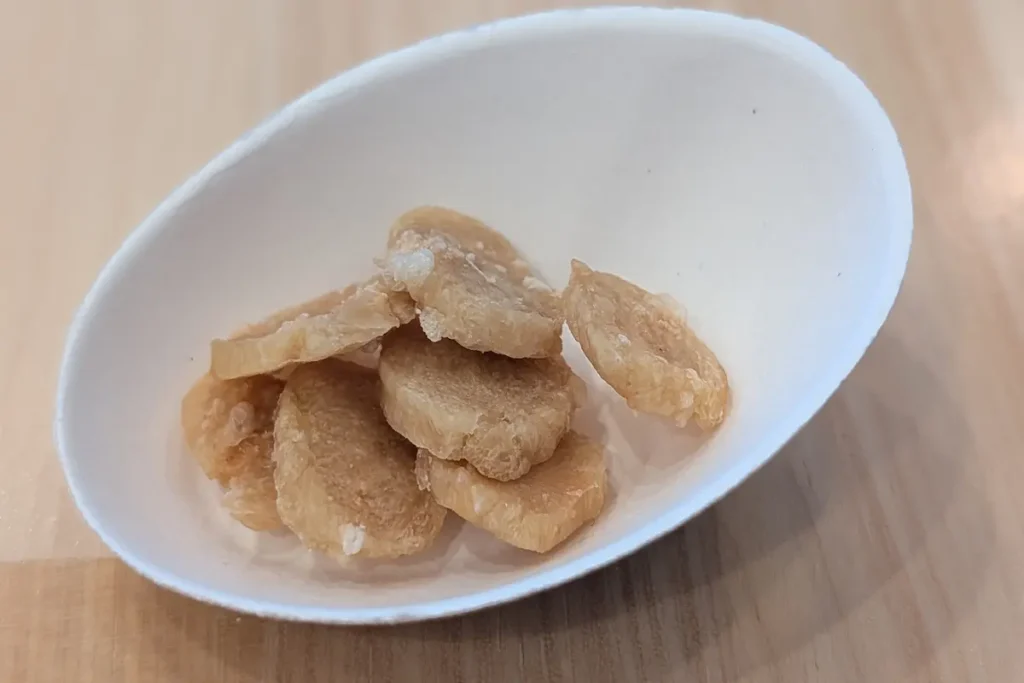 今までのささみチップス