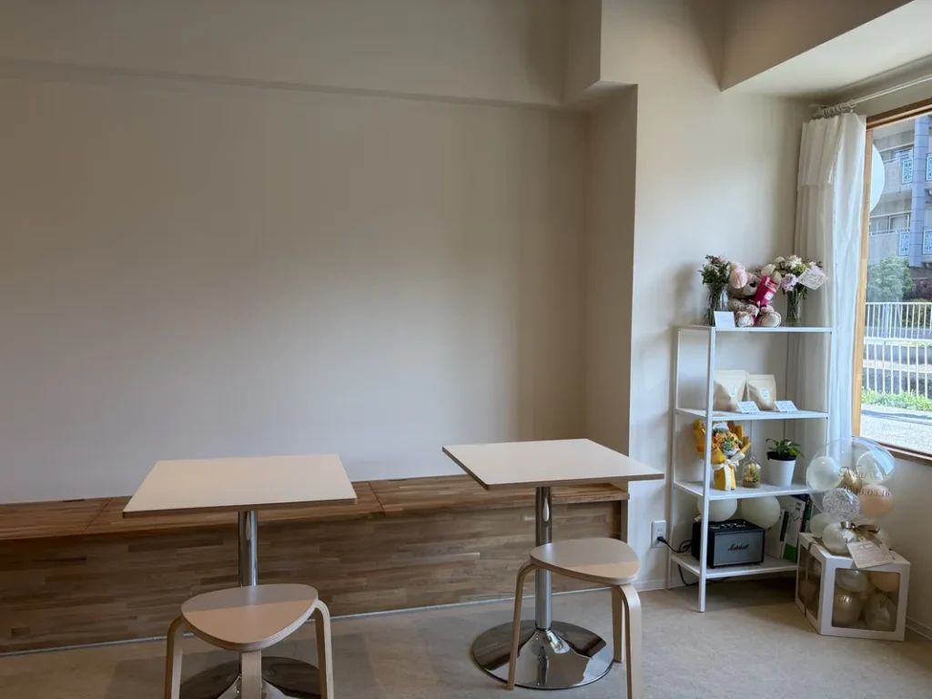 「chibicafe」テーブル席