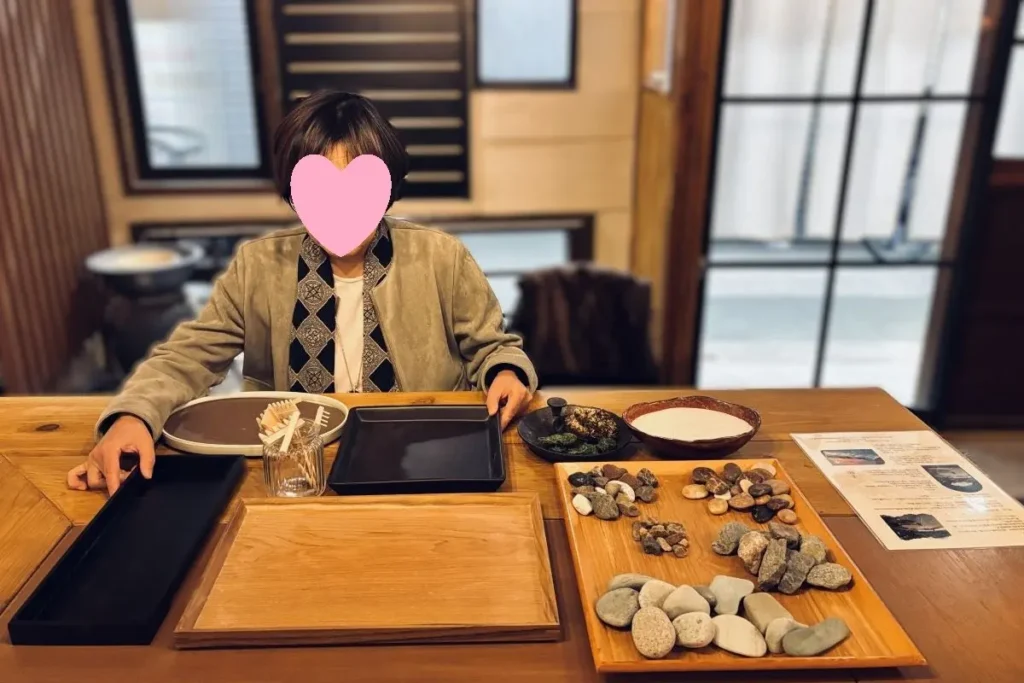 瞑茶茶房千露利　枯山水をつくる体験