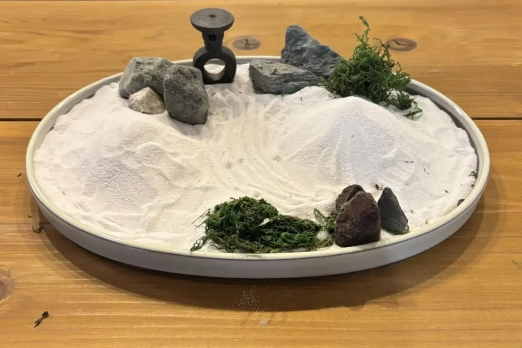 瞑茶茶房千露利　枯山水完成